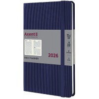 Щоден. A5 "Axent" дат2026 Partner Lines,синій №8815-26-02-A