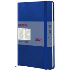 Щоден. A5 "Axent" дат2026 Partner Strong,класичний синій №8819-26-38-A