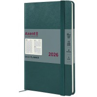 Щоден. A5 "Axent" дат2026 Partner Strong,лазурний №8819-26-63-A