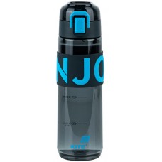 Пляшка для води пласт. "Kite" 680мл чорно-блакитна №K25-1233-2(12)