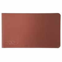 Щотижн. 10х17см "Leo Planner" дат2026 64арк. Choco м'яка обкл. №252716