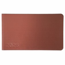 Щотижн. 10х17см "Leo Planner" дат2026 64арк. Choco м'яка обкл. №252716