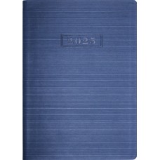 Ежедневник датированный 2026 Optima Stripe А5 синий O25285-02