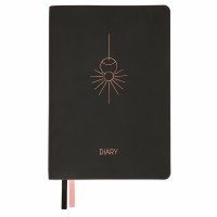 Щоден. A5 "Leo Planner" недат. 160арк. Hypnotic чорний м'яка обкл. №252703