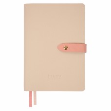Щоден. A5 "Leo Planner" недат. 160арк. Secret бежевий м'яка обкл. №252702