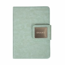 Щоден. A6 "Leo Planner" недат. 160арк. Chiara світло-бірюзовий тв. обкл. №252710