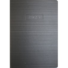 Ежедневник датированный 2026 Optima Stripe А5 черный O25285-01