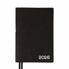 Щоден. A5 "Leo Planner" дат2026 184арк. Credo інтегр, чорний №252647