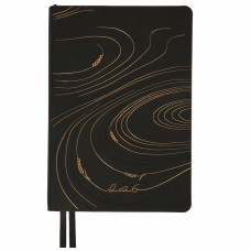 Щоден. A5 "Leo Planner" дат2026 184арк. Enigma мяка обкл., чорний №252700