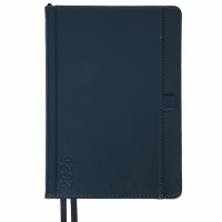 Щоден. A5 "Leo Planner" дат2026 184арк. Legacy тв. обкл., синій №252648