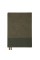 Щоден. A5 "Leo Planner" дат2026 184арк. Velvet м'яка. обкл., темно-зелений №252637