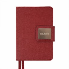 Щоден. A6 "Leo Planner" дат2026 176арк. Chiara бордовий тв. обкл. №252705