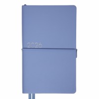 Щоден. A5 "Leo Planner" дат2026 176арк. Glory м'яка. обкл., блакитний №252631