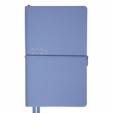 Щоден. A5 "Leo Planner" дат2026 176арк. Glory м'яка. обкл., блакитний №252631