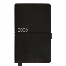 Щоден. A5 "Leo Planner" дат2026 176арк. Glory м'яка. обкл., чорний №252632