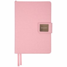 Щоден. A5 "Leo Planner" дат2026 184арк. Chiara тв. обкл. рожевий №252686
