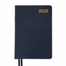Щоден. A5 "Leo Planner" дат2026 184арк. City тв. обкл. синій №252667