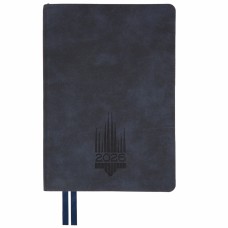 Щоден. A5 "Leo Planner" дат2026 184арк. Leader м'як. обкл. синій №252689