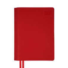 Щоден. A5 "Leo Planner" дат2026 184арк. Vitto м'як. обкл. червоний №252643