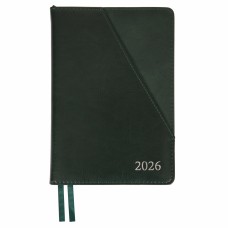 Щоден. A5 "Leo Planner" дат2026 184арк. Whisky тв. обкл. графітовий №252669
