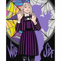 Картини по номерах Santi Wednesday. Enid Sinclair werewolf 40х50см 955361