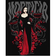 Картини по номерах "Santi" Wednesday. Morticia Addams 40х50см №954423