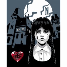 Картини по номерах "Santi" Wednesday. Nevermore Academy 40х50см №955059
