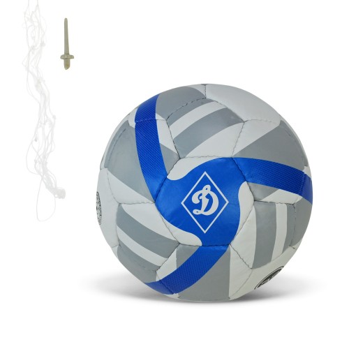М'яч футбольний 420г, розмір 5, 1,4мм, 32 панелі, ПУ, сітка+голка №FP093(30)