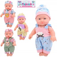 Лялька-пупс 23см,звук,на бат-ці(таблетки), в кульку,19х34х7см №M201-R-538-W(48)