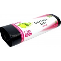 Пакети для сміття "Sweet home/Anna Zaradna" 120л 10шт міцні чорн. №5250(60)
