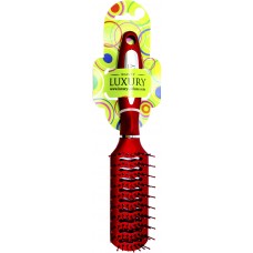 Щітка масажна д/волосся "Luxury" red №HB-04-13