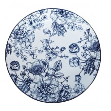 Тарілка десертна скло "Limited Edition Blossom Blue" 19см №YF7001-2/83145