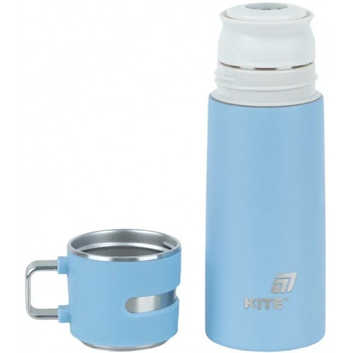 Термос метал. 0,35л "Kite" блакитний №K25-1223-2
