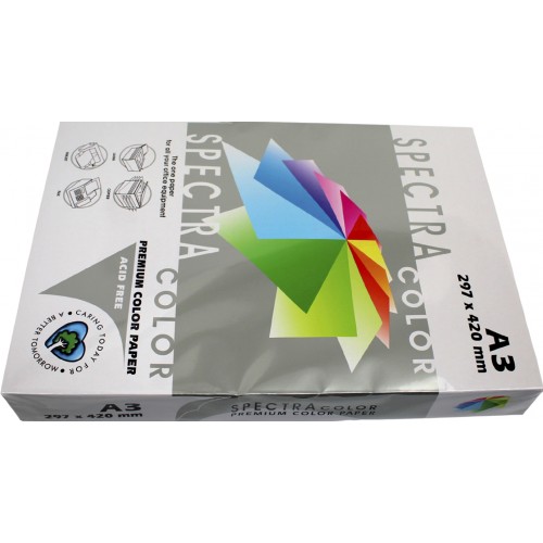 Папір кольор. А3 160г/м інт. Spectra Color Red 250 (червоний)(250)(1250)