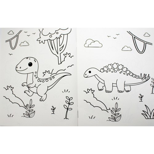 Книжки-розмальовки А4 6арк. "Мрій яскраво-розфарбуй сміливо" №Р-12 м'яка обкл./Рюкзачок/