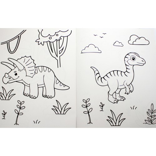 Книжки-розмальовки А4 6арк. "Мрій яскраво-розфарбуй сміливо" №Р-12 м'яка обкл./Рюкзачок/