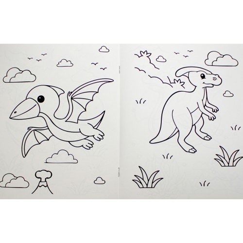 Книжки-розмальовки А4 6арк. "Мрій яскраво-розфарбуй сміливо" №Р-12 м'яка обкл./Рюкзачок/