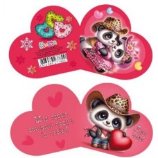 Валентинка 17,3х,9,4см №ЛВО25-20/7800/Мандарин/(10)