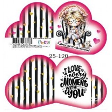 Валентинка 13,1х,7,1см №ЛВО25-120/7787/Мандарин/(10)