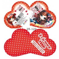 Валентинка 13,1х,7,1см №ЛВО25-122/7787/Мандарин/(10)