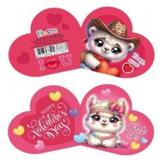 Валентинка 13,1х,7,1см №ЛВО25-153/7787/Мандарин/(10)