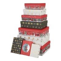 Коробка подарункова "Buromax" Новий Рік 35х25х10см №BM.2333714-2