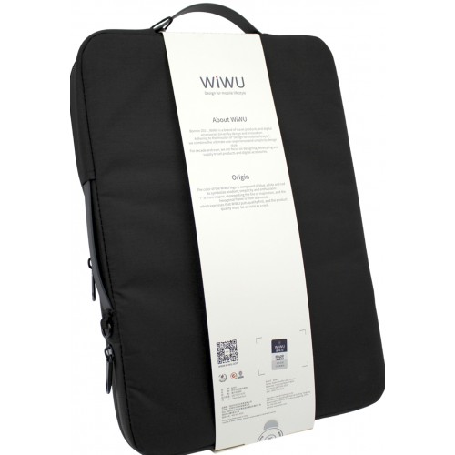 Сумка для ноутбука "WIWU" Alpha Double Layer Sleeve 16" black/Breidon/