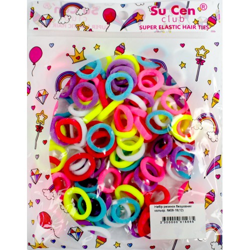 Набір резинок безшовних кольор. №08-18(12)