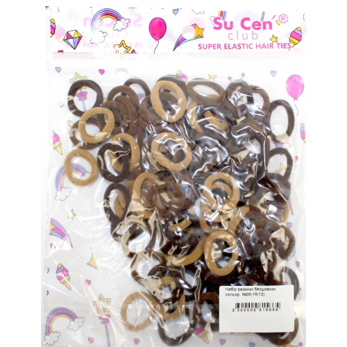 Набір резинок безшовних кольор. №08-18(12)