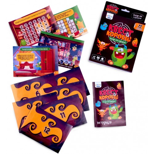 Гра наст. "Квест у коробці. Монстри" №VT5902-02