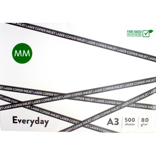 Папір офісний А3 "MM Everyday" 80г/м2 С (500арк)(5)(100)