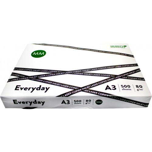 Папір офісний А3 "MM Everyday" 80г/м2 С (500арк)(5)(100)