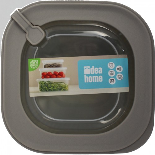 Контейнер для харч. прод. пласт. "Idea Home Line Box Bej" 1,8л квадр. №00683(24)