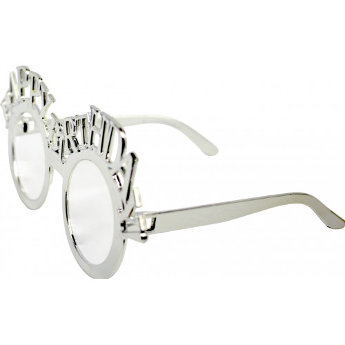 Окуляри "Happy birthday" срібло №15814(12)